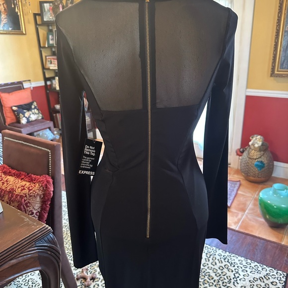 Express cocktail dress black nwt s/p - Picture 2 of 2